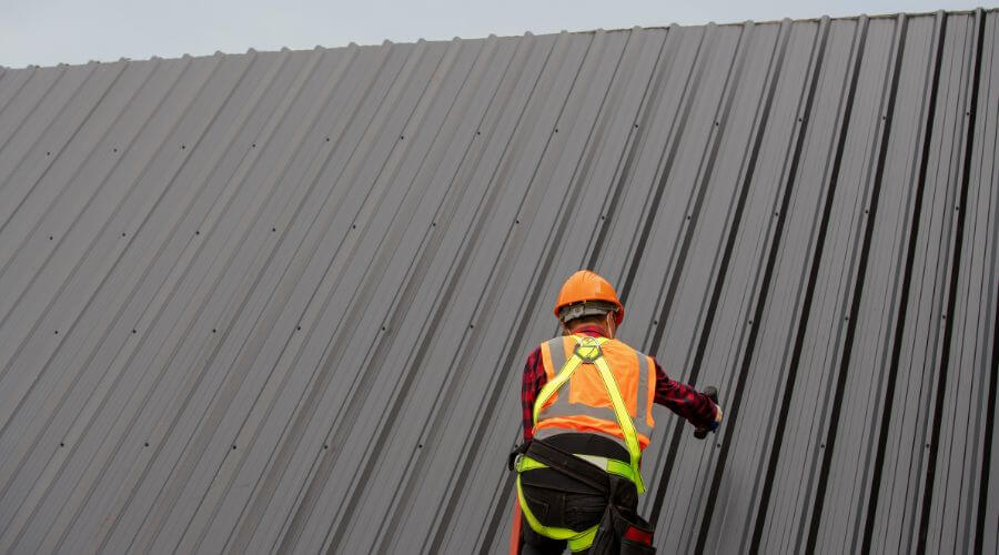 Professional metal roof installation services in Byram, MS